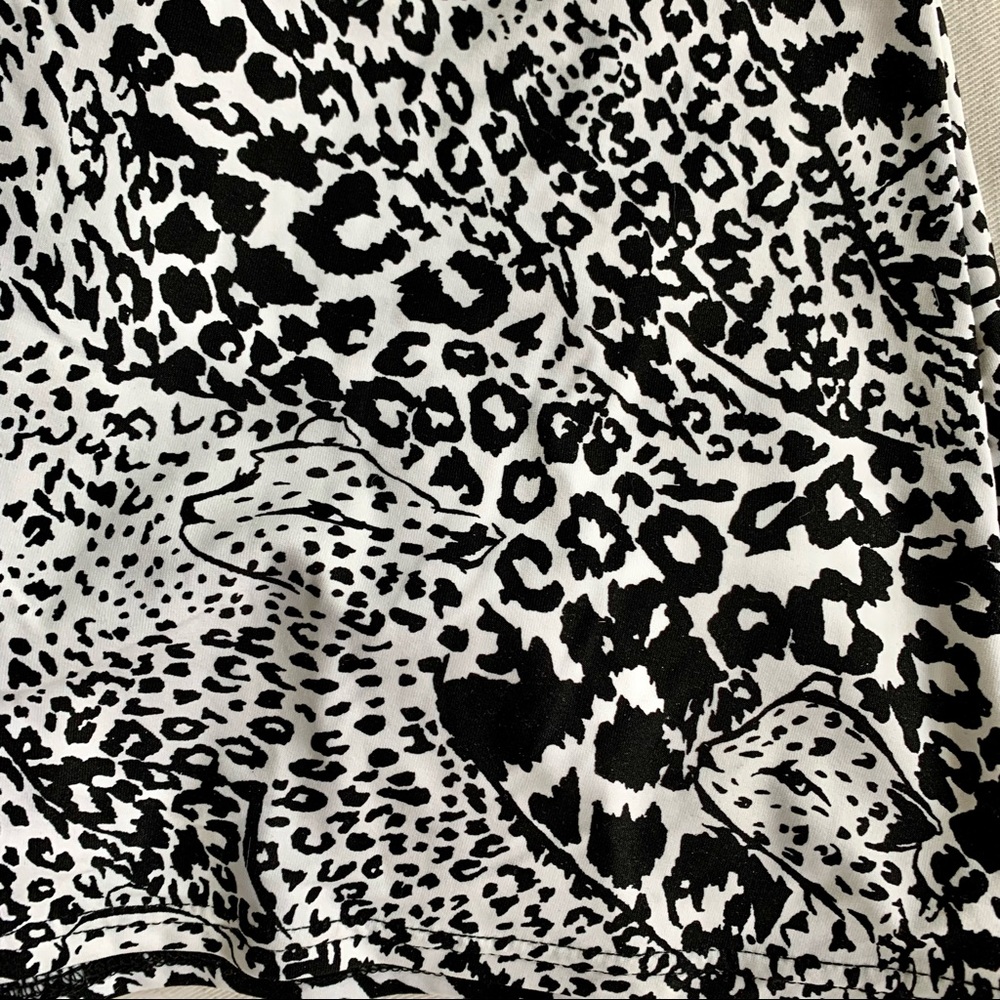 NWOT DKNY Swim Coverup Animal print Sz M - Picture 7 of 8